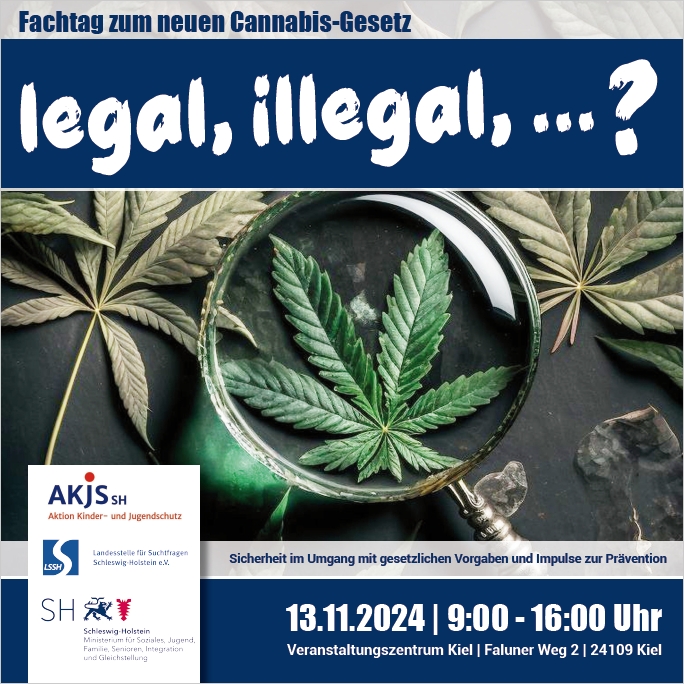 Fachtag zum neuen Cannabis-Gesetz: „legal, illegal…?“